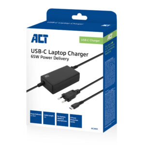 ACT USB-C laptoplader met Power Delivery profielen 65W